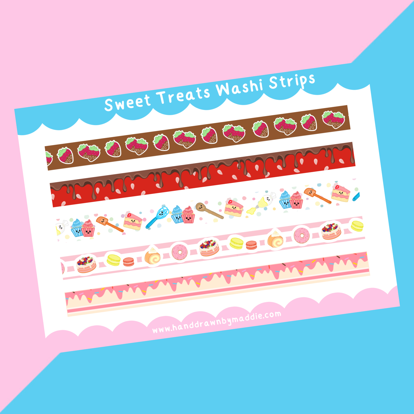 Sweet Treats Washi Strips
