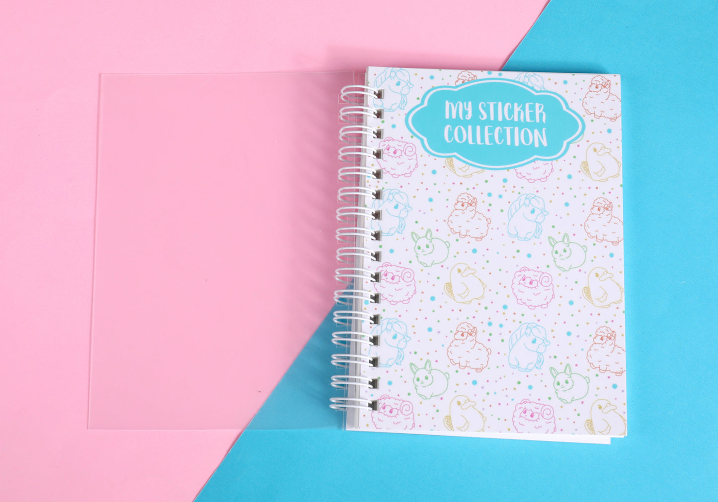 A6 Multi Colour Classic Cuties Reusable Sticker Book