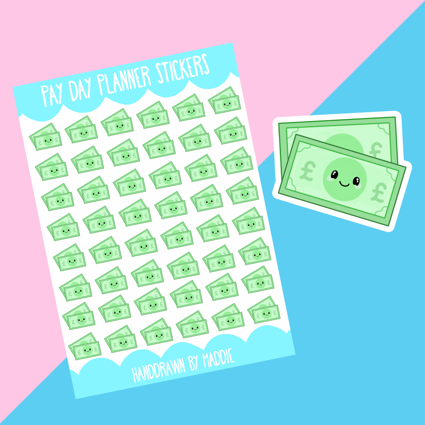Pay Day Planner Stickers