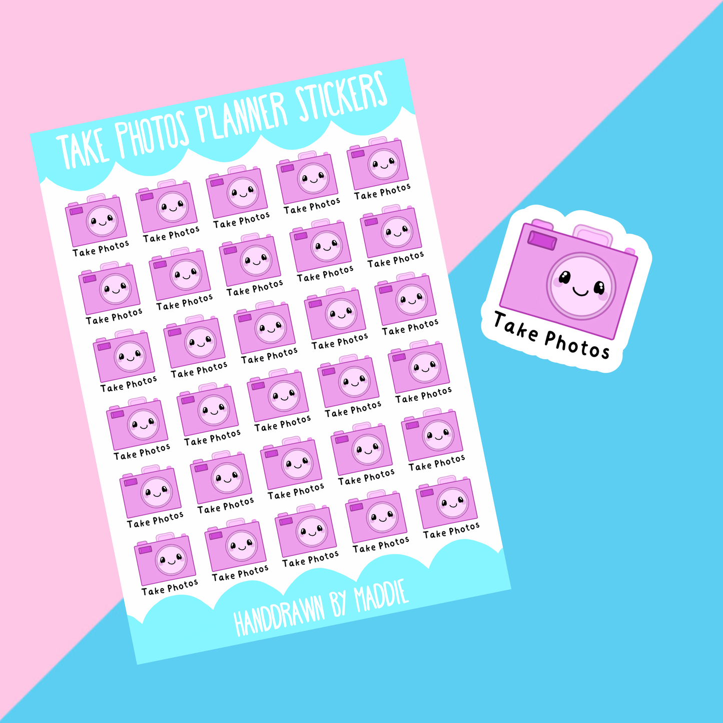 Take Photos Planner Stickers