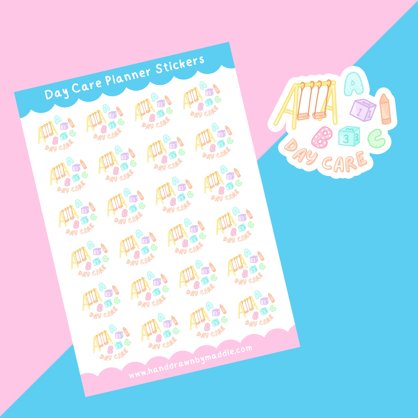 Day Care Planner Stickers