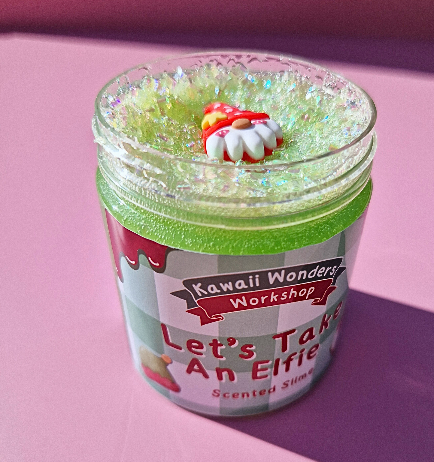 Kawaii Lets Take A Elfie 6 oz Slime