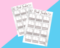 Grey Book Tracker 10 Pack Planner Inserts