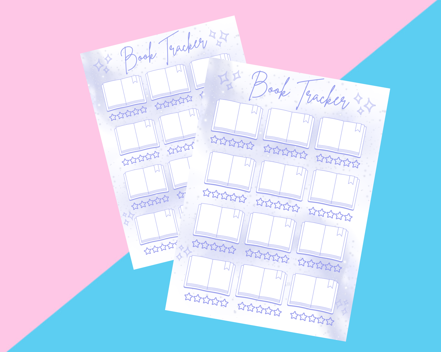 Purple Book Tracker 10 Pack Planner Inserts