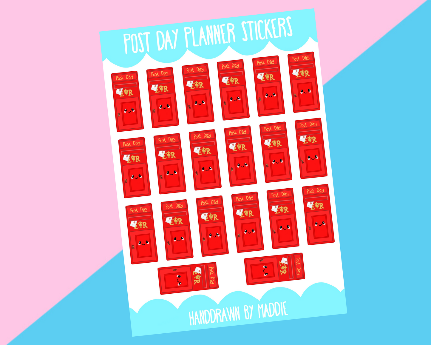 Post Day Planner Stickers