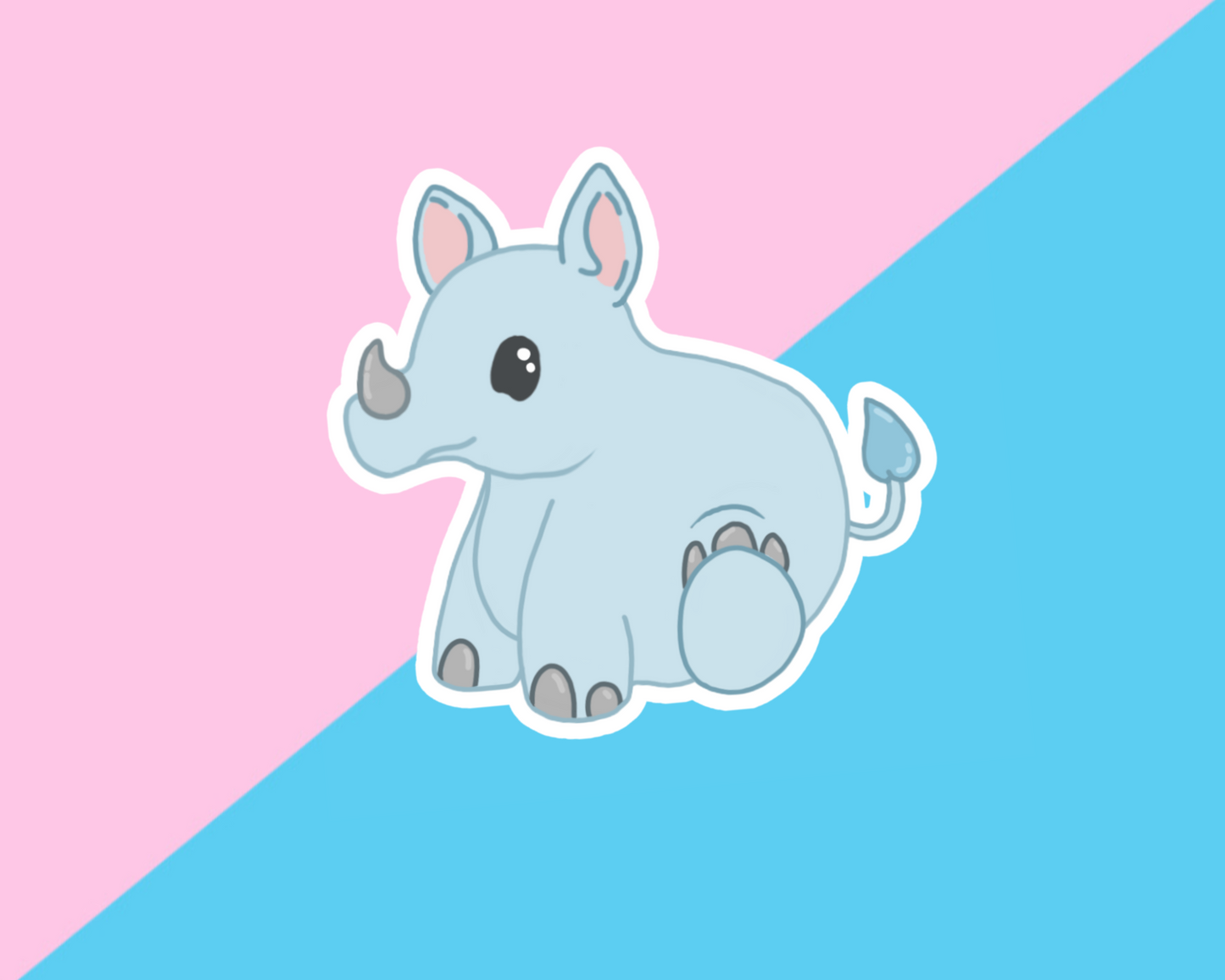 Rhino Gloss Vinyl Sticker