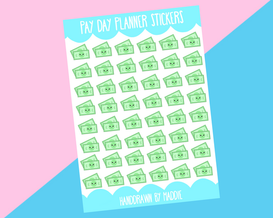 Pay Day Planner Stickers