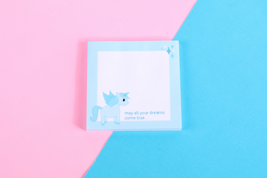 Believe In Magic Unicorn Sticky Notes