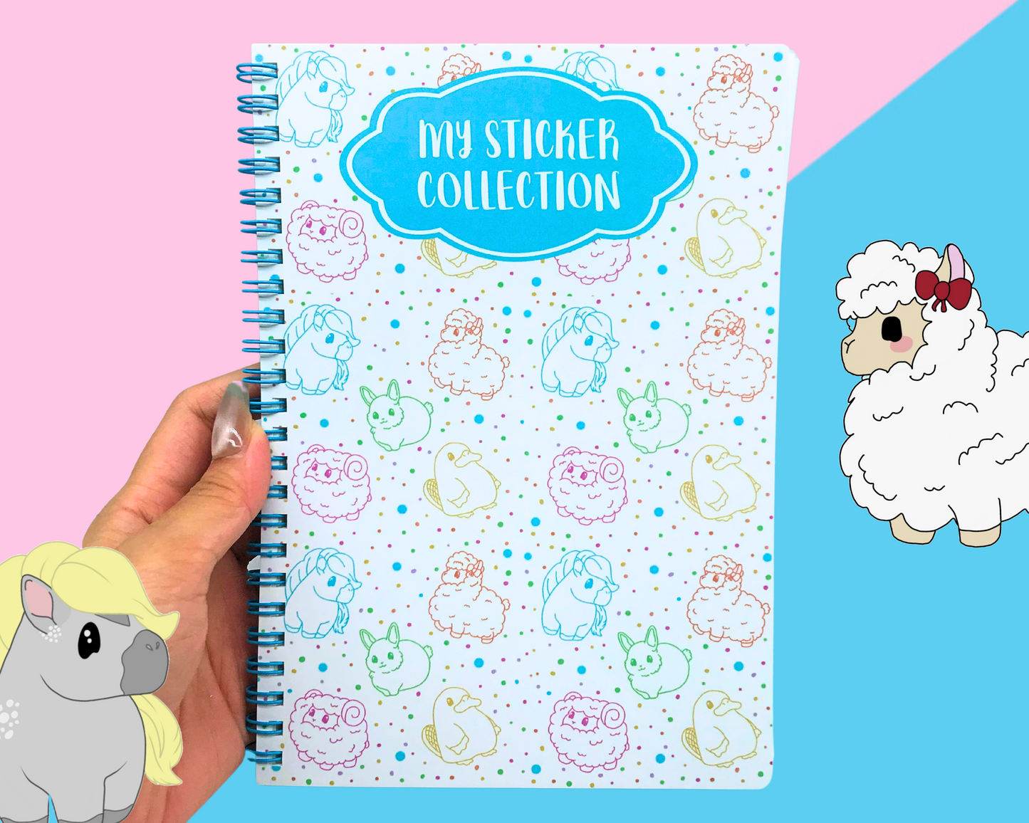 Classic Cuties A5 Reusable Sticker Book