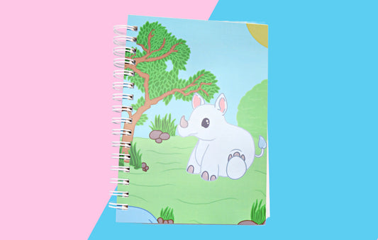 Rhino Reusable Sticker Book