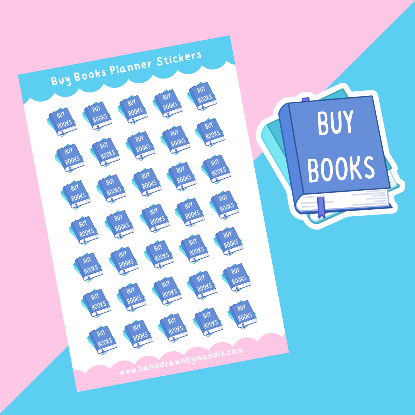 Buy Books Planner Stickers