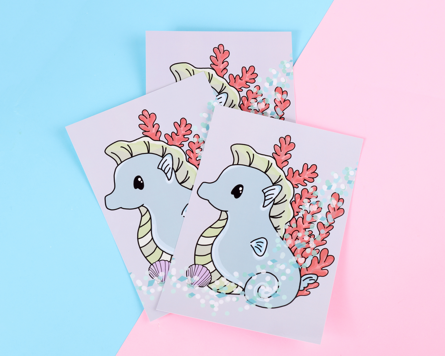 Seahorse High Quality Gloss A5 Print