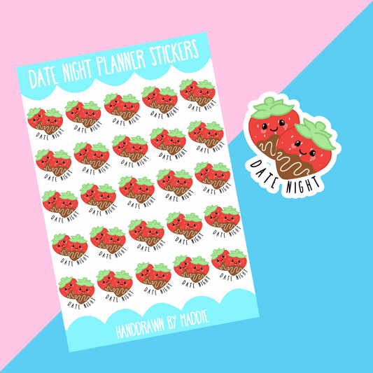 Date Night Planner Stickers