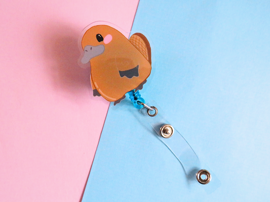 Platypus Acrylic Badge Reel