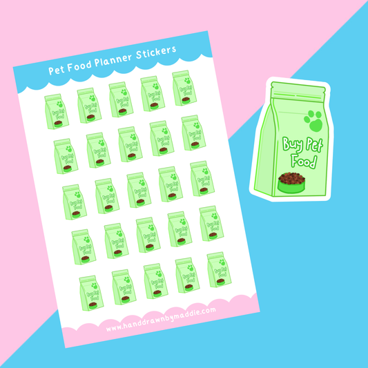 Buy Dog Food Planner Stickers