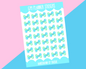 Gym Time Planner Stickers