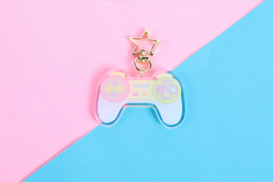 Game Controller Acrylic Keycharm