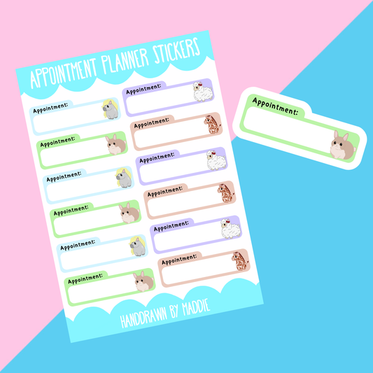 Classic Cuties Appointment Planner Stickers