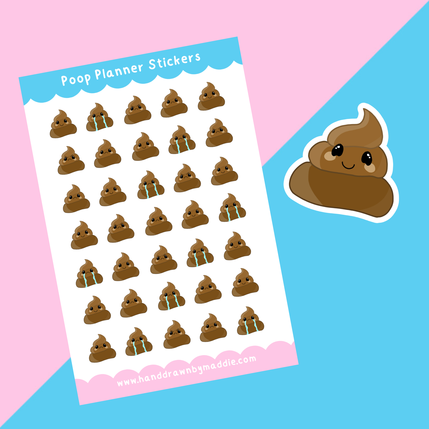 Poop Tracker Stickers