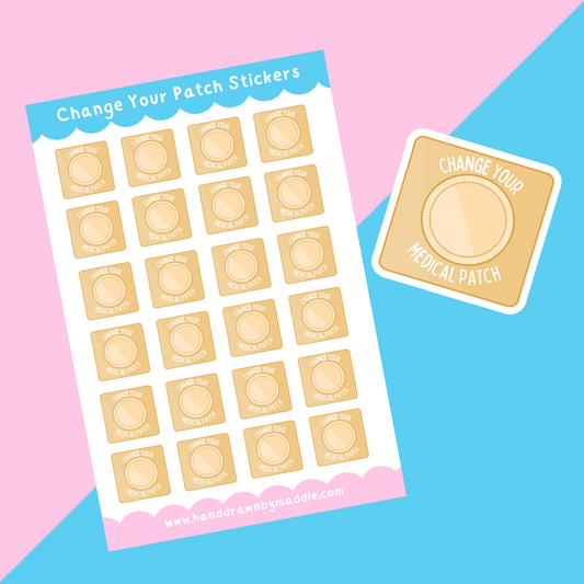 Medical Patch Planner Stickers