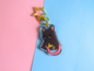 Black Rat Acrylic Keycharm