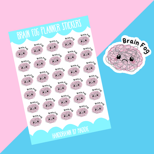 Brain Fog Planner Stickers