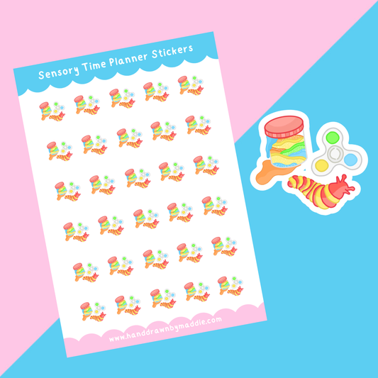 Sensory Time Planner Stickers