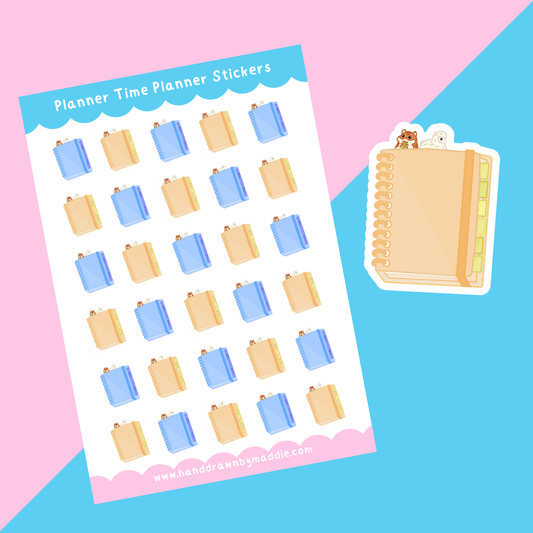 Planner Time Sticker Sheets