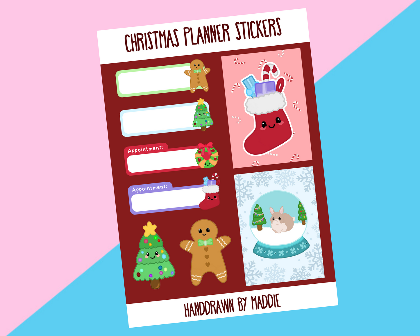 Christmas Planner Sticker Set