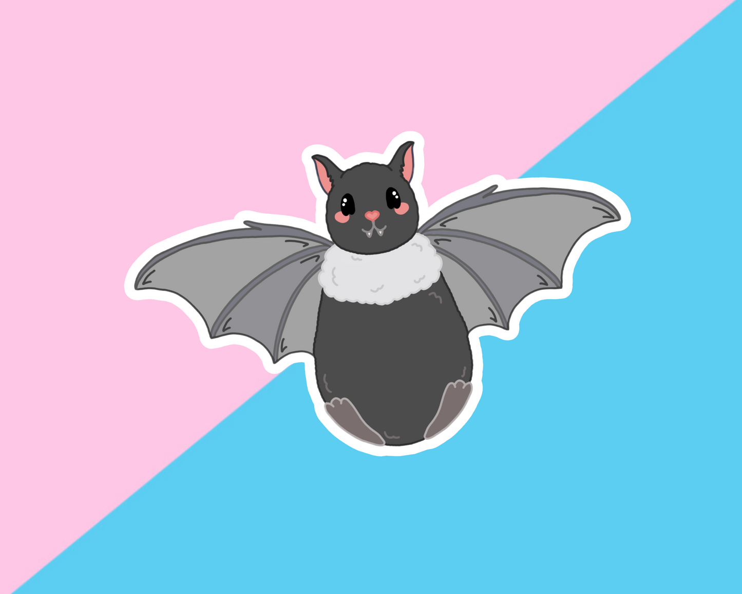 Black Bat Gloss Vinyl Sticker