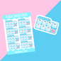 Headache Tracker Box Planner Stickers