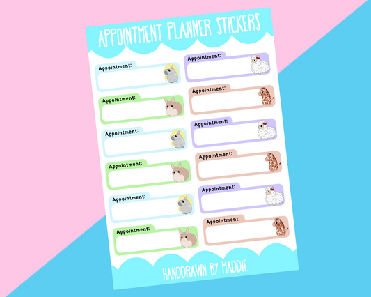 Classic Cuties Appointment Planner Stickers