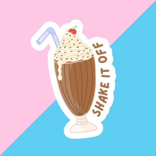 Shake It Off Die Cut Sticker