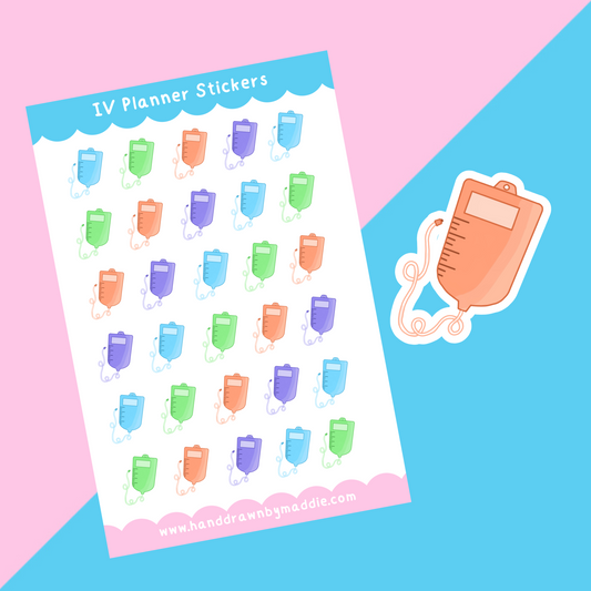 Rainbow IV Planner Stickers