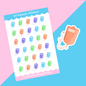 Rainbow IV Planner Stickers