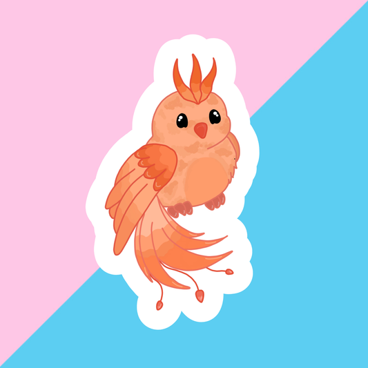 Phoenix Die Cut Sticker