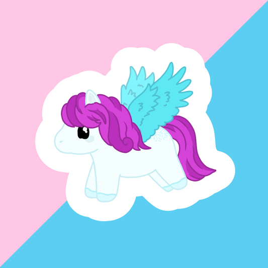 Pegasus Die Cut Sticker