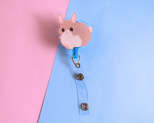 Bunny Acrylic Badge Reel