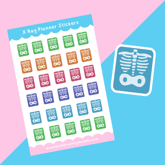 X Ray Planner Stickers