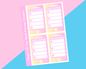 Pink Sunset Playlist Of The Week Stickers