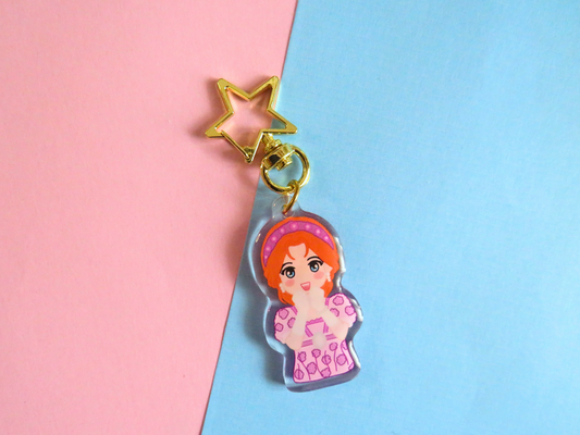 Romance Girl Acrylic Keycharm