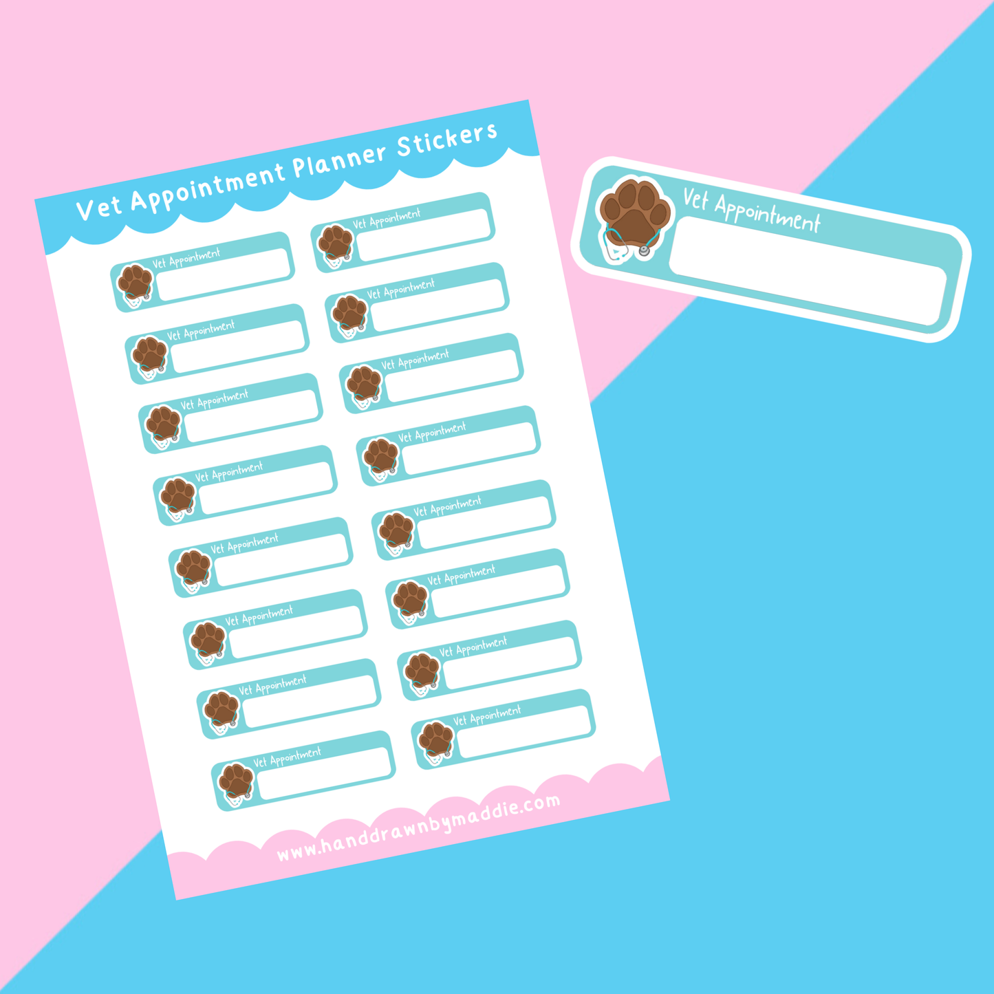 Vet Appointment Planner Stickers