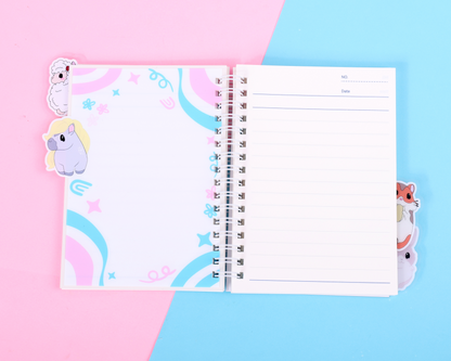 Classic Cuties A6 Tabbed Notebook