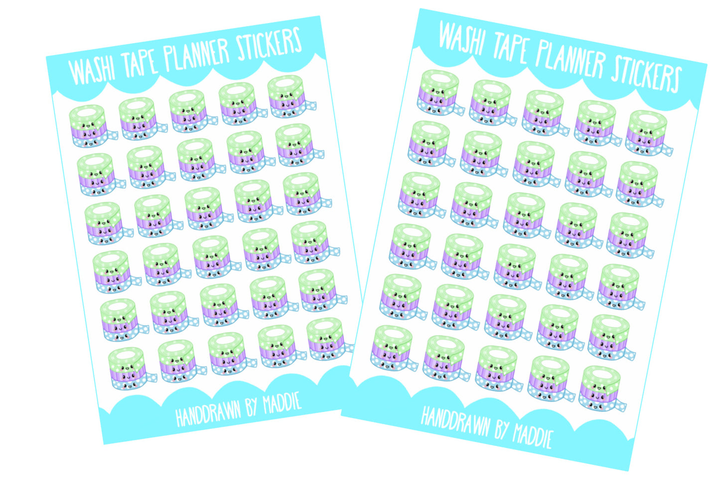 Washi Tape Planner Stickers