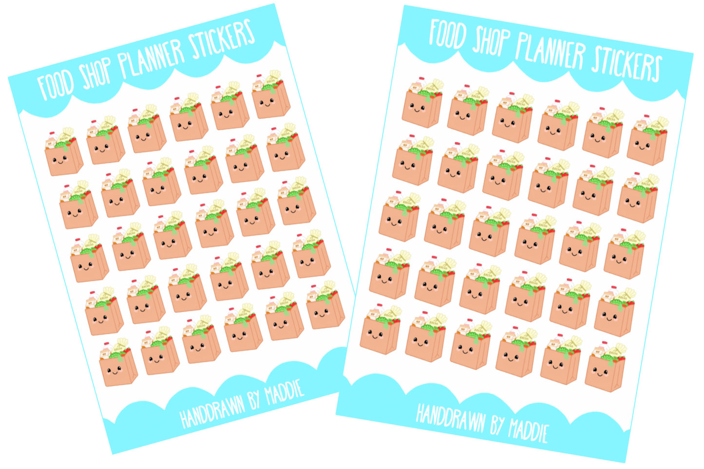 Food Shop Planner Stickers