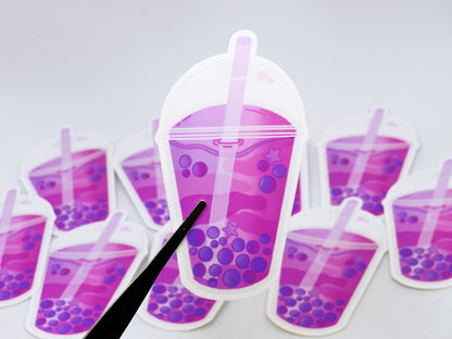 Boba Tea Gloss Vinyl Sticker