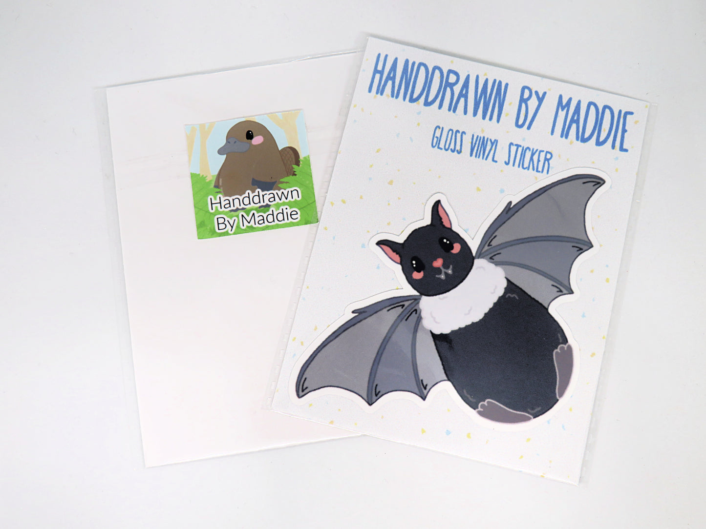 Black Bat Gloss Vinyl Sticker