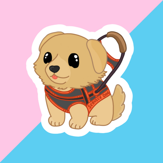 Service Dog Die Cut Sticker