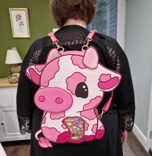 Strawberry Cow ITA Convertible Bag