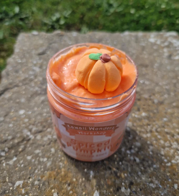 Kawaii Spiced Pumpkin 6 oz Slime